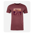 Dark Rose Logo Sunset Tee