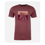 Dark Rose Logo Sunset Tee