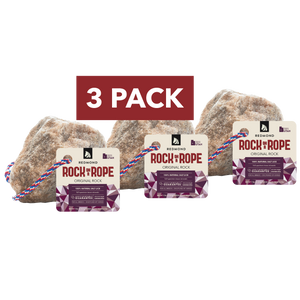 Redmond Rock® on a Rope - Mined Horse Salt Lick