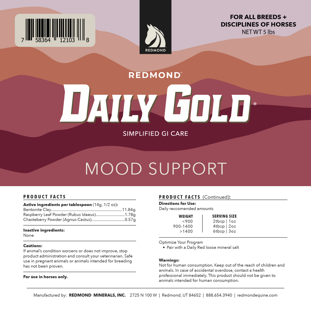 Daily Gold® Mood Support - Horse Gut Supplement