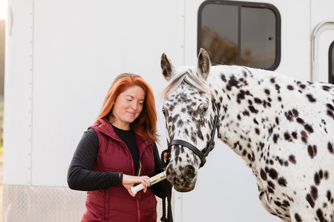 A horse and equine professional in Redmond's influencer program.